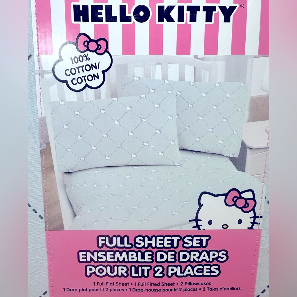 Hello Kitty Full Sheet Set - Picture 2 of 3